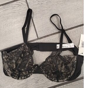 Blake‎ & Co. Black Lace Underwire Bra 34B